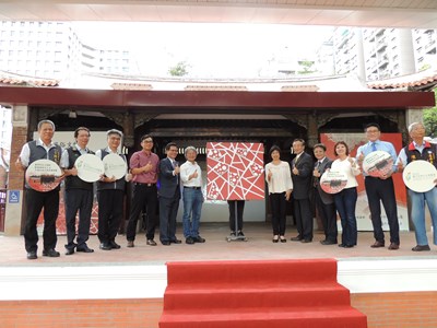 台灣民俗文物館戲台棚架完工 中台科大營管打造台中民俗藝文重鎮