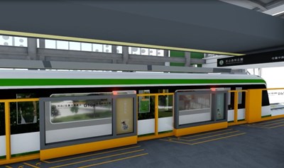 台中捷運全線月台門可耐17級強風 防落軌並隔絕火勢
