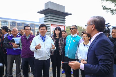 視察神圳國中活動中心暨非營利幼兒園興建規劃