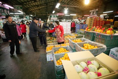 果菜市場--鼓勵交易人及工作人員
