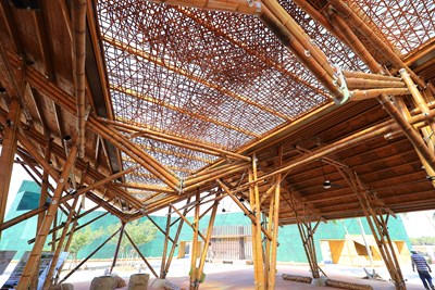 竹編建築