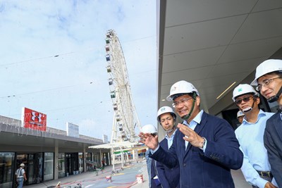 林市長暢談以三井OUTLET為中心,打造海線觀光廊帶的擘劃。