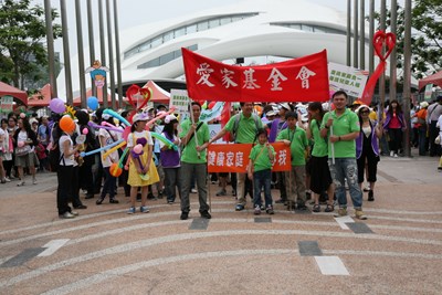 胡市長偕同夫人參加幸福家庭快樂義走活動