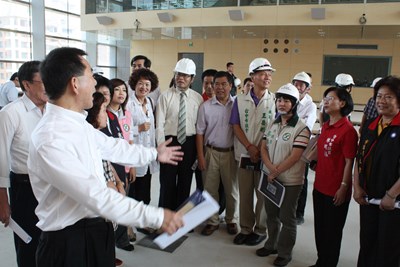 臺中市議會考察「新市政中心市議大樓興建工程」