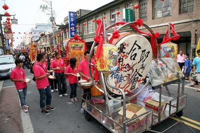 梧棲區真武宮舉辦「百年玄天上帝點燈祈福嘉年華會」--聖船點燈儀式