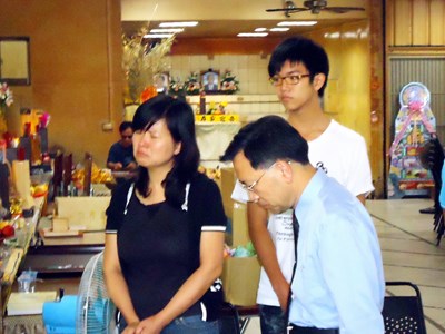 蔡副市長慰問車禍罹難學生王子僑家屬