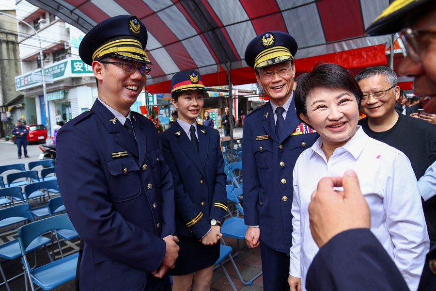 台中市政府警察局大雅分局成立揭牌典禮