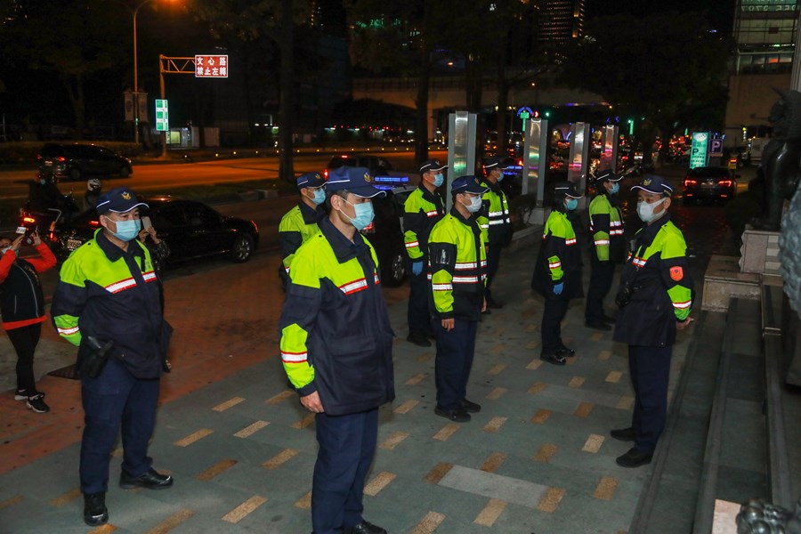 台中市政府稽查特種行業防疫實名制執行情況