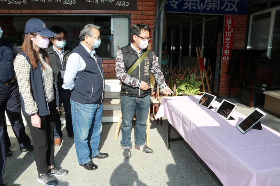 台中市風景區人流管制實施情形視察