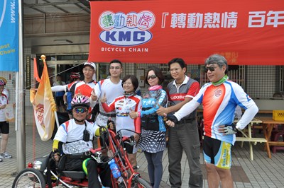 臺中市身心障礙神風勇士抵達臺南