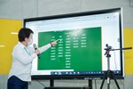 市長前往視導中心查看各校辦理演練「高中職同步線上視訊教學」