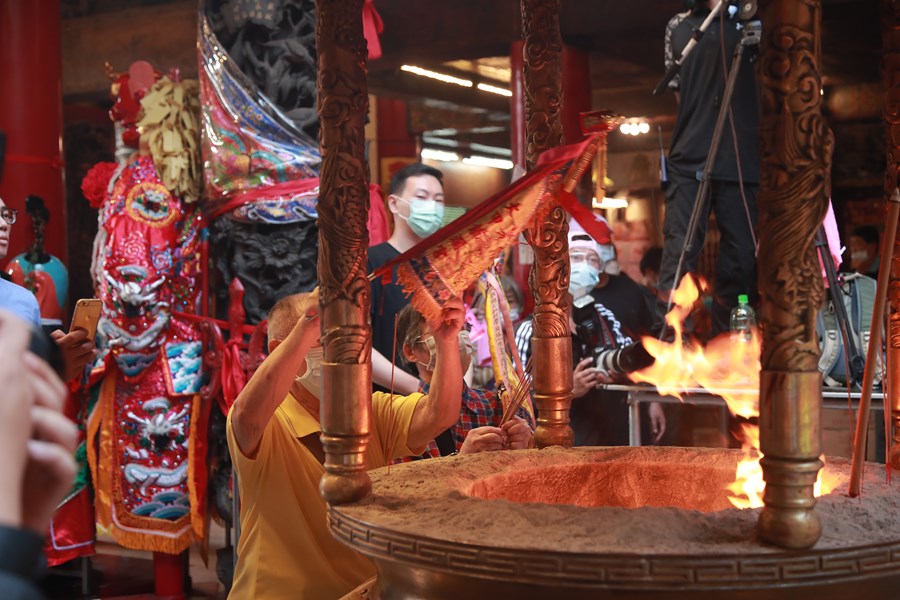 大甲媽祖遶境活動上轎典禮