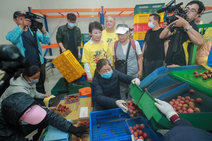 市長參觀參觀冷鏈過程