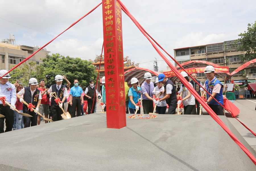 神岡區社口國小西棟大樓新建工程動土典禮 (21)