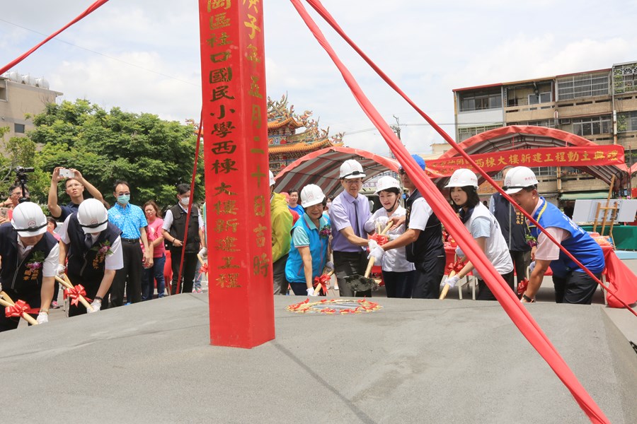 神岡區社口國小西棟大樓新建工程動土典禮 (23)