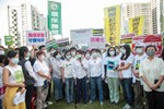 盧市長出席抗暖化 反空污 88團結顧健康遊行