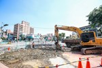 豐原區圓環南路與中正路口天橋拆除工程
