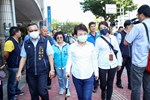 豐原區圓環南路與中正路口天橋拆除工程視察