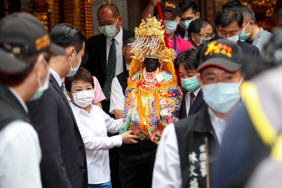 「樂成宮旱溪媽祖遶境十八庄」媽祖起駕儀式