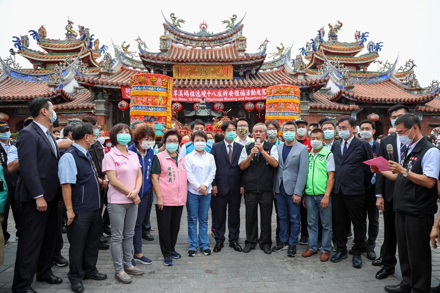 「樂成宮旱溪媽祖遶境十八庄」媽祖起駕儀式