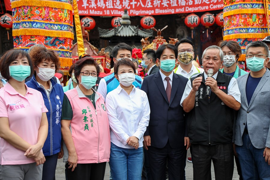 「樂成宮旱溪媽祖遶境十八庄」媽祖起駕儀式