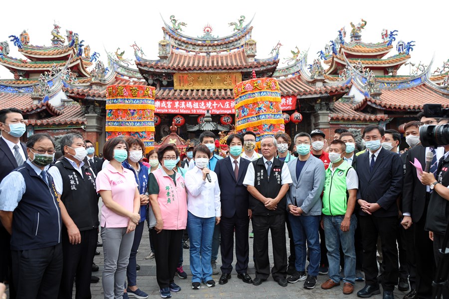 「樂成宮旱溪媽祖遶境十八庄」媽祖起駕儀式