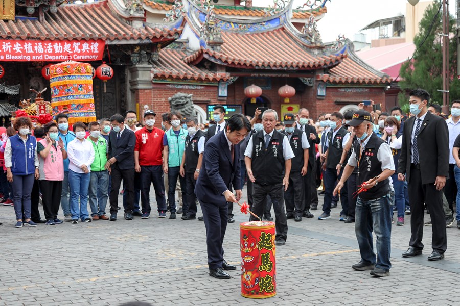 「樂成宮旱溪媽祖遶境十八庄」媽祖起駕儀式