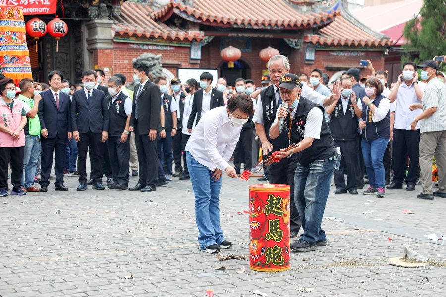 「樂成宮旱溪媽祖遶境十八庄」媽祖起駕儀式