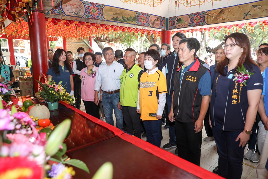 市長參拜長春福德祠