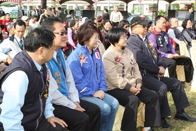 「騰空眷村(陸光八村舊址)土地簡易綠化工程公園」啟用典禮