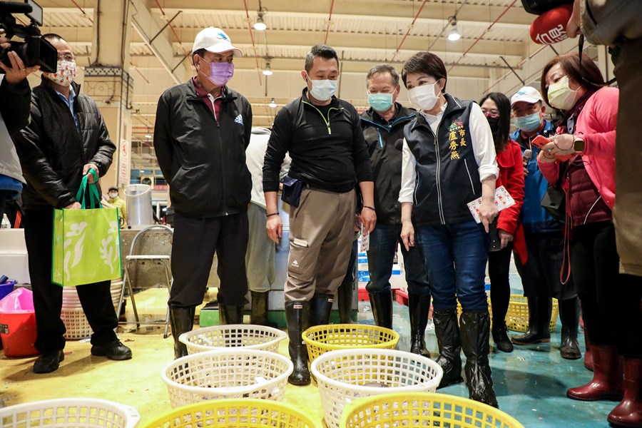 視察台中魚市場