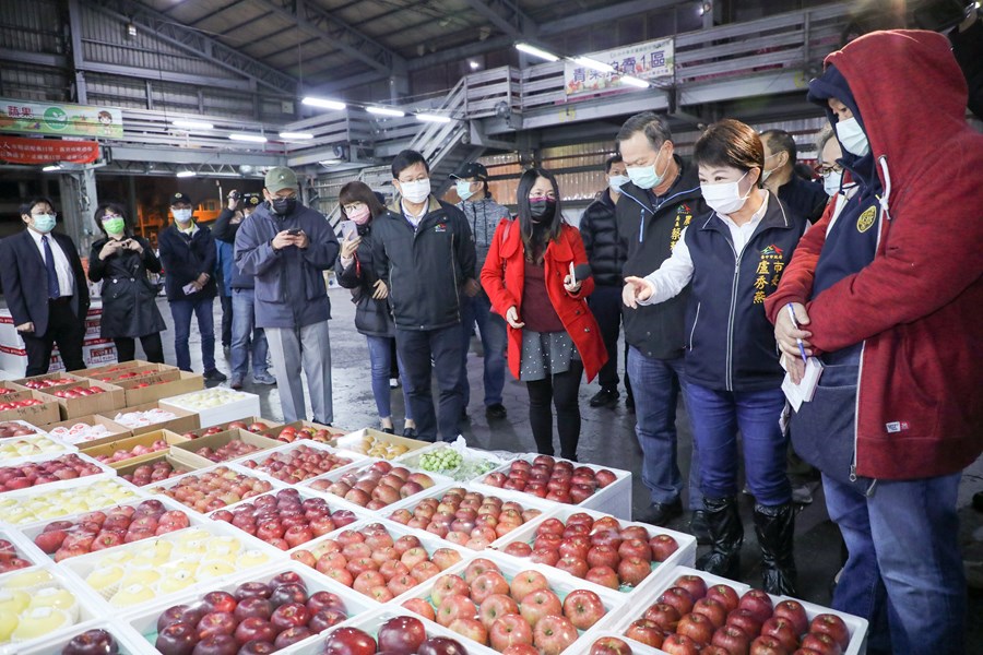 視察台中果菜市場