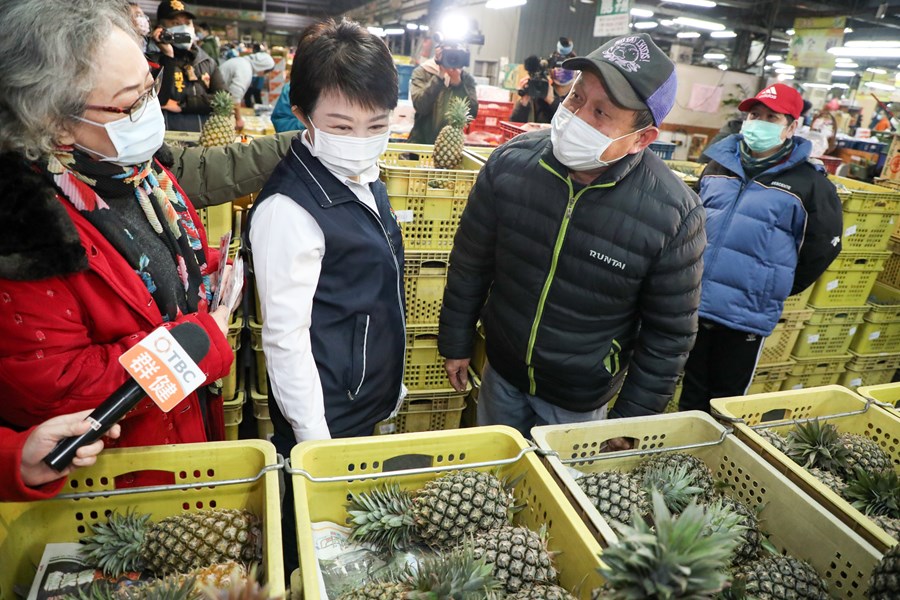 視察台中果菜市場