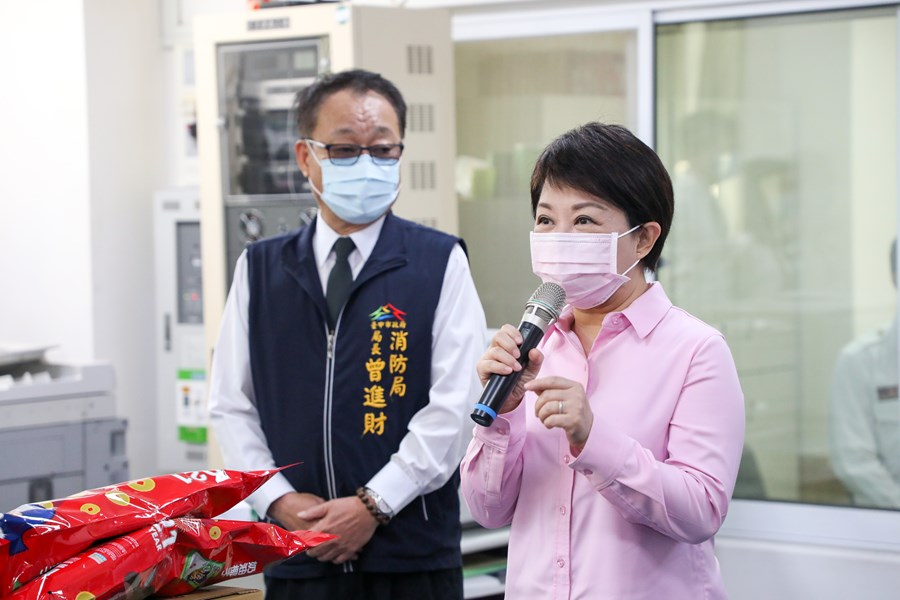 市長慰勉消防局留守人員