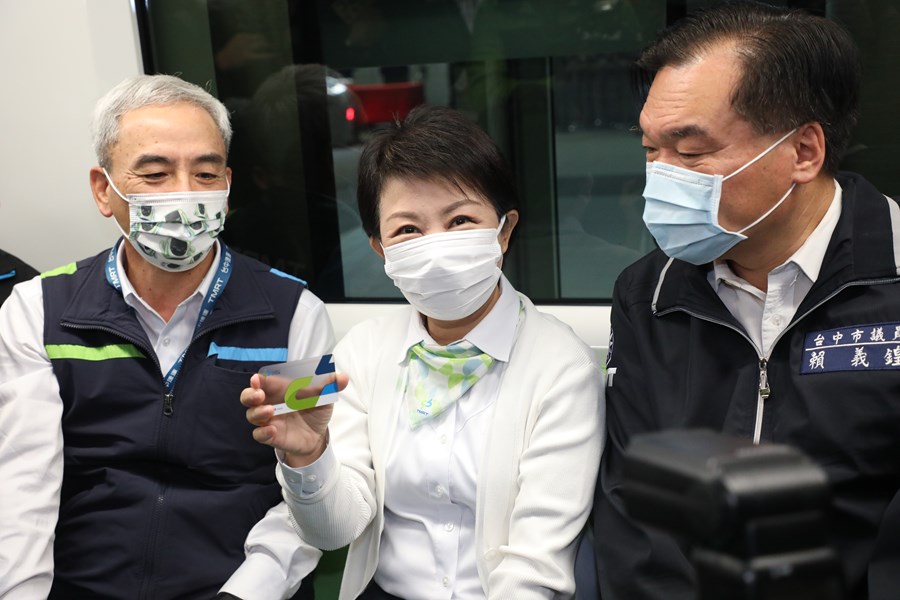 市長搭車視察(北屯總站→市政府站)