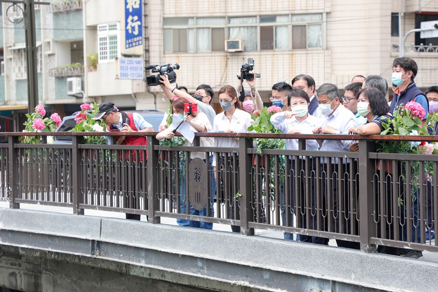 綠川水環境改善計畫(興大園道亮點河岸計畫)啟用典禮