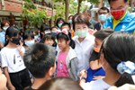 市長與坪林國小學生互動