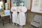 確保學生安心會考 盧市長視察試場校園防疫 (5)