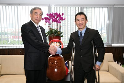 日本群馬縣知事大澤正明拜會