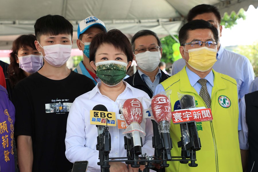 沙鹿區斗潭路南勢溪橋梁工程通車視察