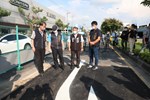 文心南路道路封閉及檢測視察