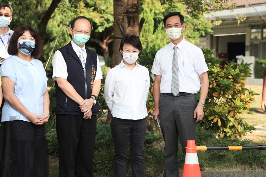 視察110學年度第1學期學校開學日校園防疫措施