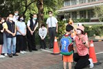 視察110學年度第1學期學校開學日校園防疫措施