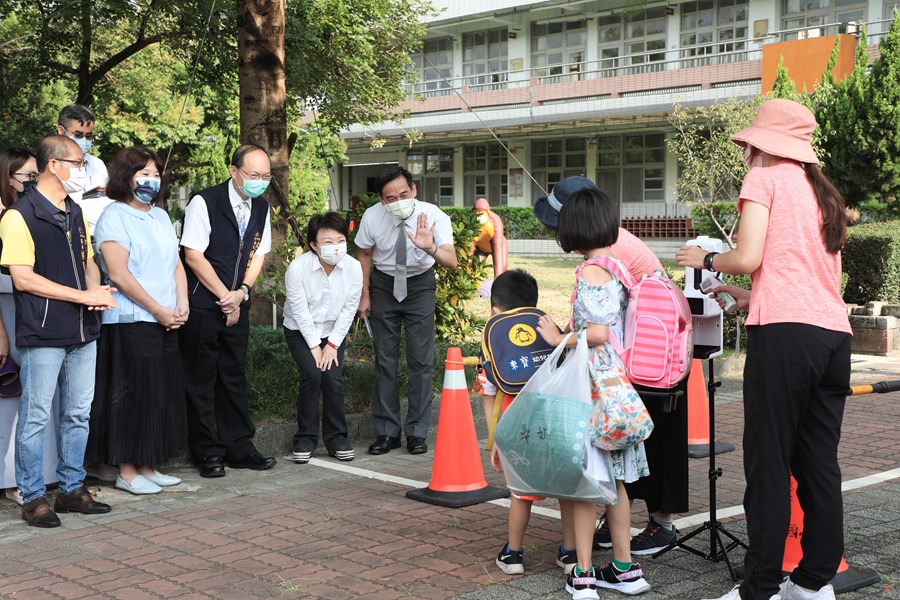 視察110學年度第1學期學校開學日校園防疫措施