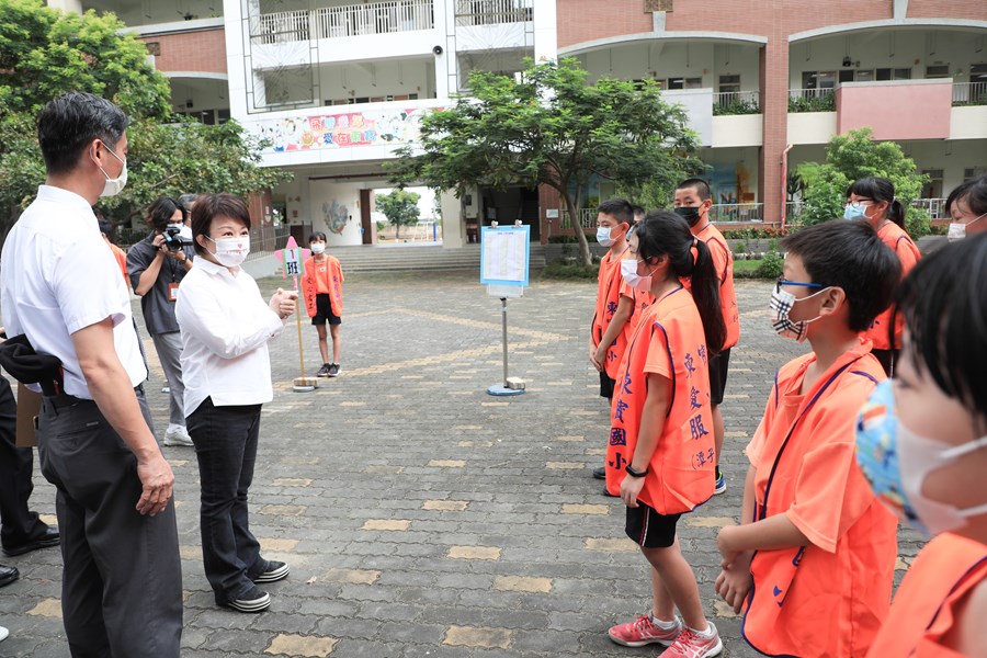 視察110學年度第1學期學校開學日校園防疫措施