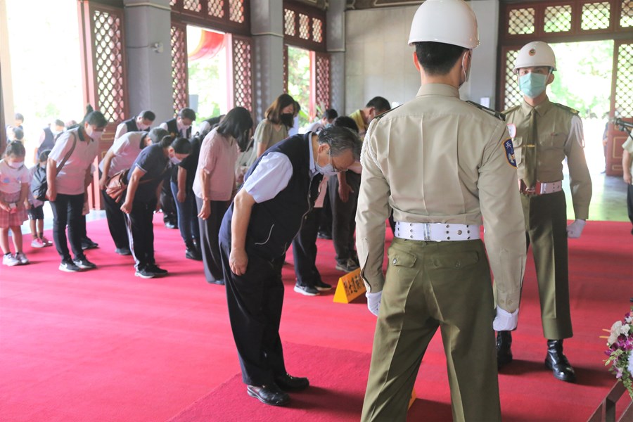 台中市各界110年秋祭國殤典禮暨故袁淳修烈世入祀安位典禮(北區)