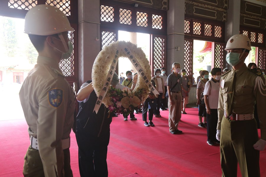 台中市各界110年秋祭國殤典禮暨故袁淳修烈世入祀安位典禮(北區)