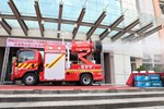 國雄建設股份有限公司捐贈消防局排煙車及救災裝備儀式