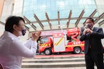 國雄建設股份有限公司捐贈消防局排煙車及救災裝備儀式