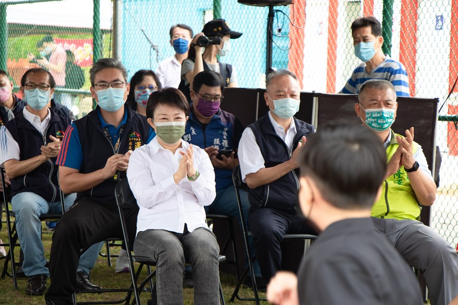 台中市潭子區棒壘球場工程啟用典禮